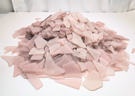 10 Pounds of Sea Glass - Dusty Rose