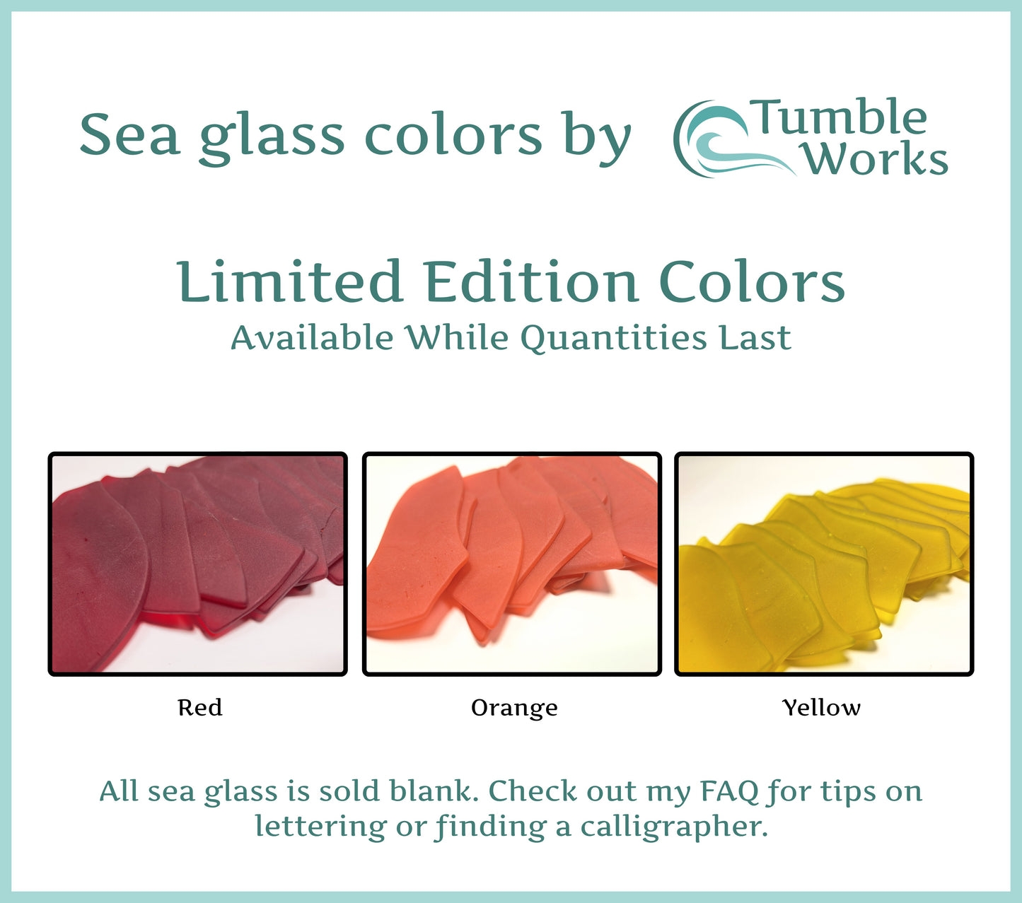 Flat Sea Glass - MEDIUM 1.25 - 2 inch - Jewelry & Crafting Supplies